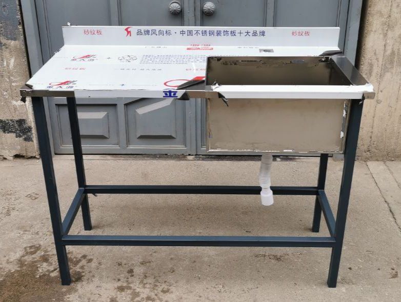 Моечная ванна с рабочей поверхностью