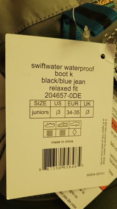 Crocs - Cizme iarna copii nr.34-35  Swiftwater Waterproof noi