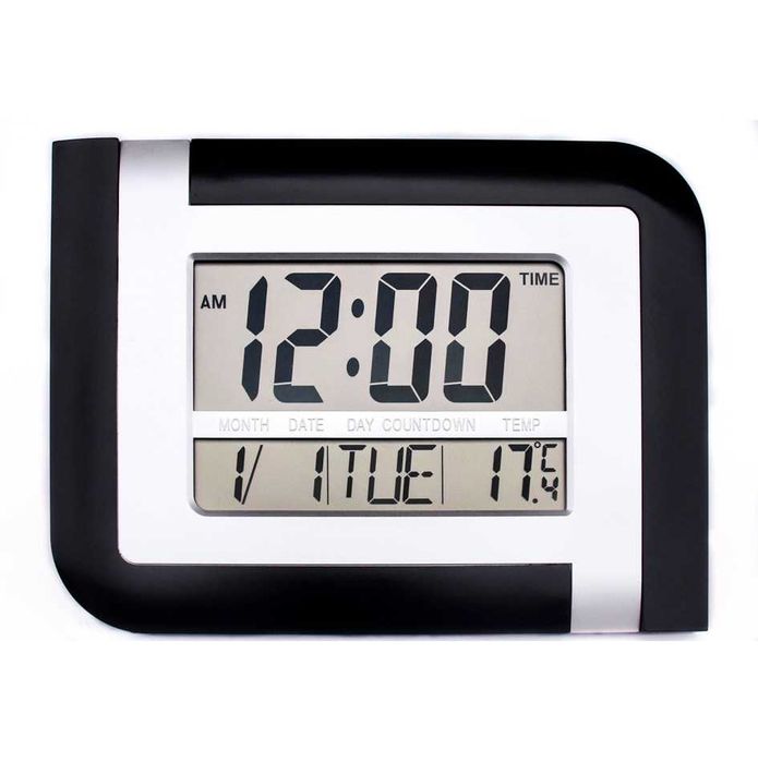 НОВ Електронен СТЕНЕН ЧАСОВНИК.Дигитални СТЕННИ ЧАСОВНИЦИ  температура