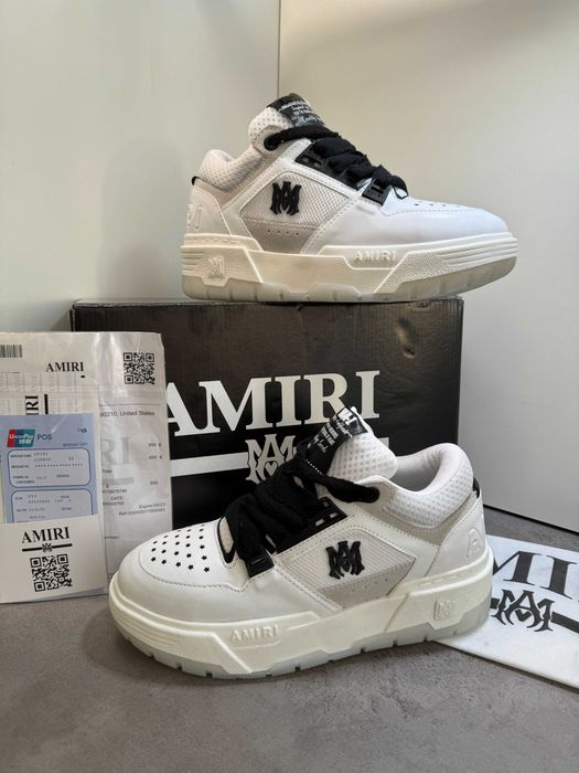 Adidasi AMIRI MA-1 panelled sneakers, Produs Nou - Full Box, Premium