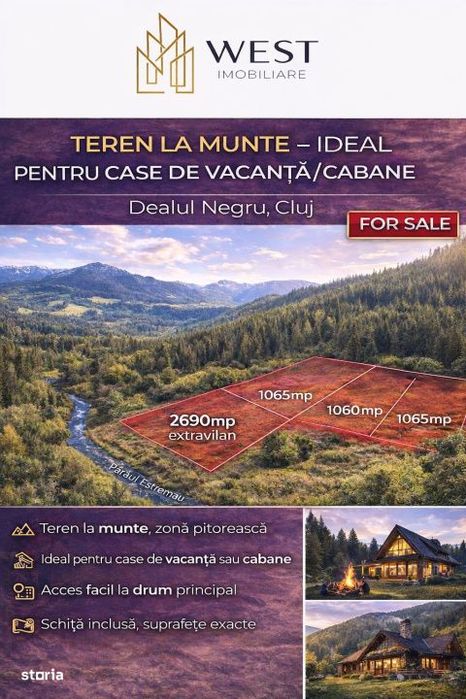 Teren intravilan l parcelat l Dealul negru