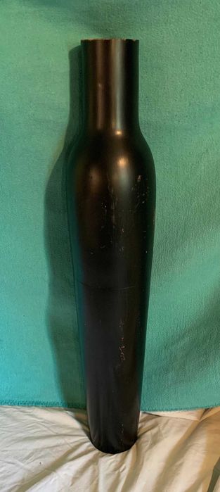 Дървена голяма ваза висока 77 см.Отвор 8 см.