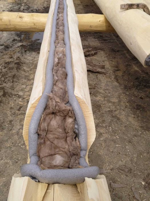 Case cabane lemn rotund (busteni)