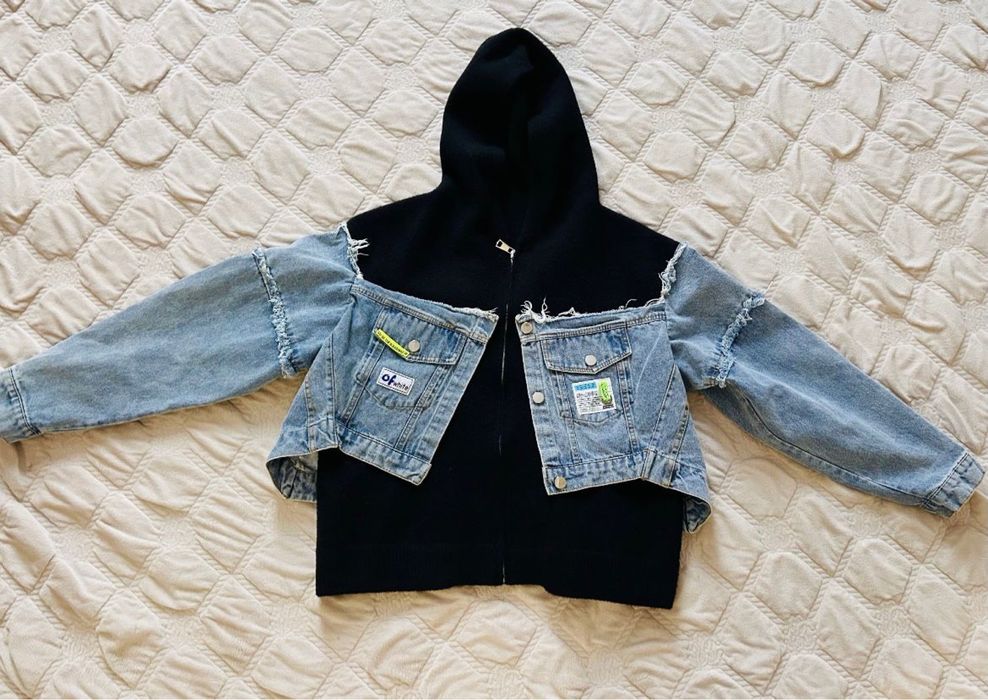 Теплая ветровка с капюшоном 48 размера