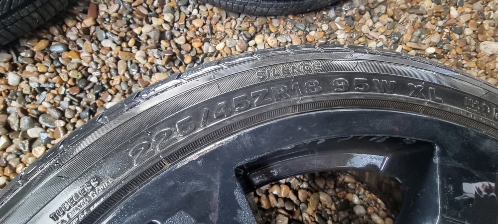 Jante cu cauciucuri bmw e46 225/45/18