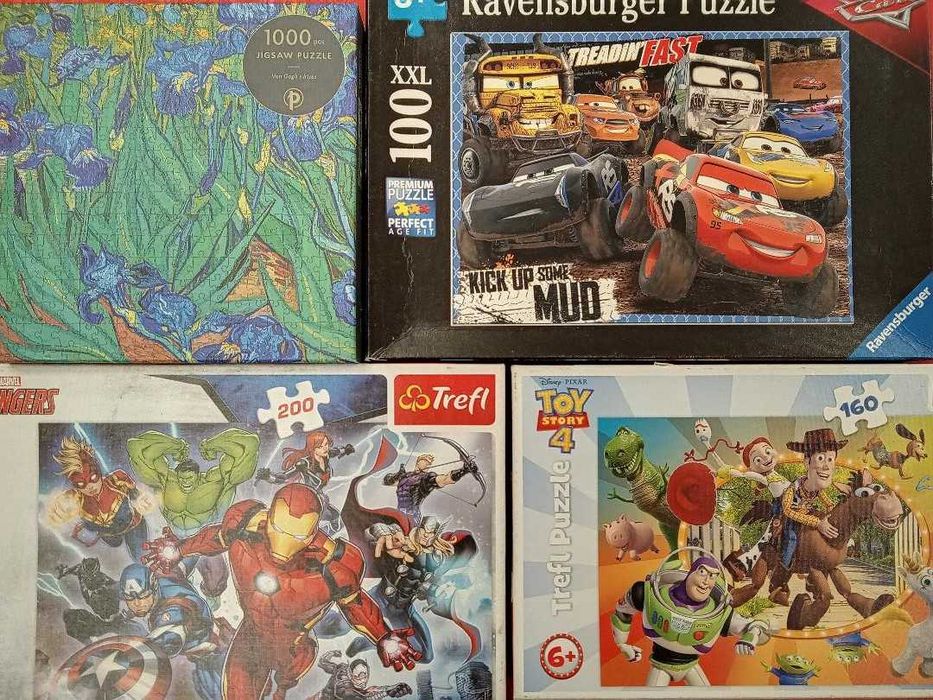 Puzzle nou Van Gogh 1000 piese + cadou 3 puzzle Trefl copii