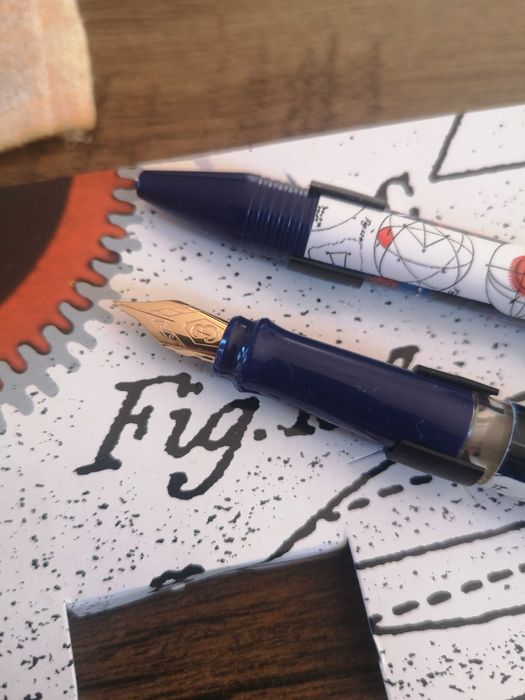 Set pix si stilou cu accesorii din aur 24 carate