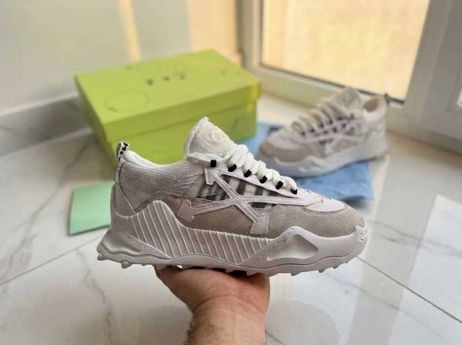 Adidasi OFFWhite Odsy 1000 Alb - Full Box - Adidasi Unisex