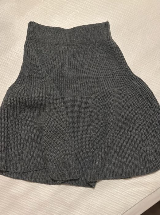 Юбка вязаная шерсеная