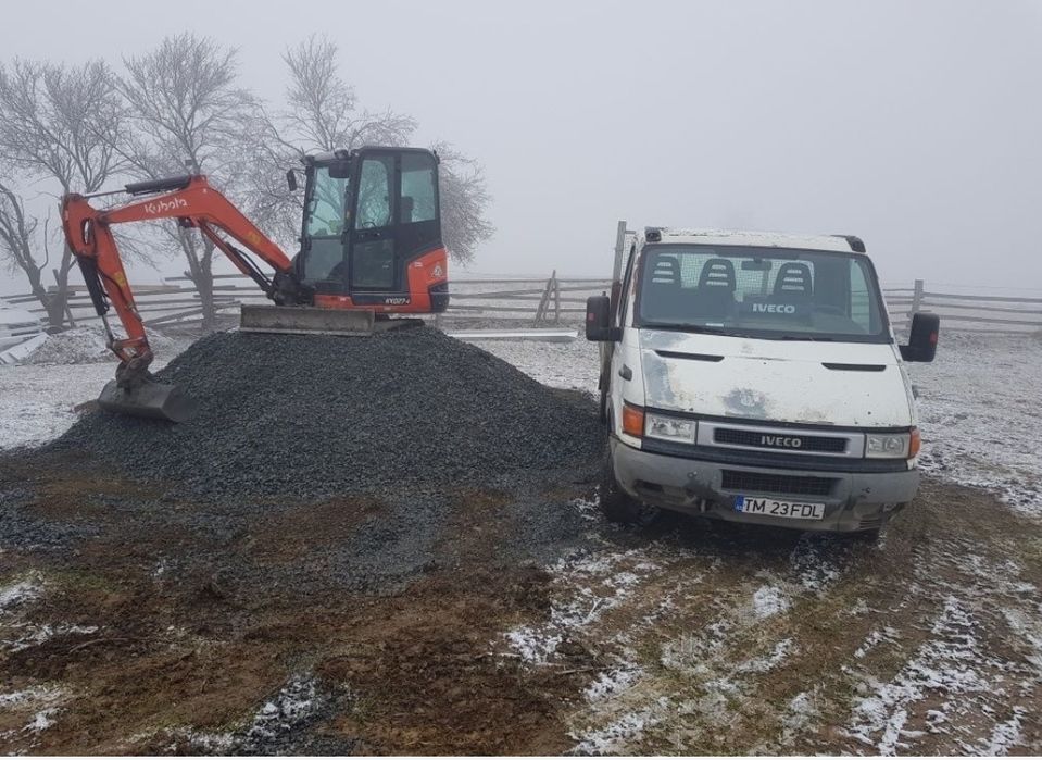 Servicii MiniExcavator 2.7t și Basculantă – Lucrări de precizie