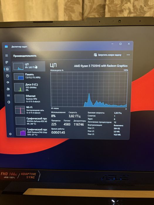 Asus tuf gaming a 15
