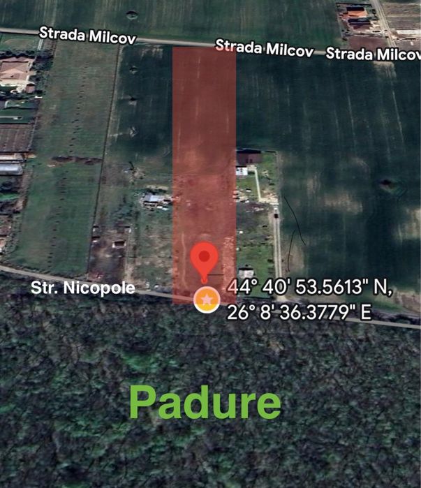 Teren de vânzare, LA PADURE GHERMANESTI 500 MP