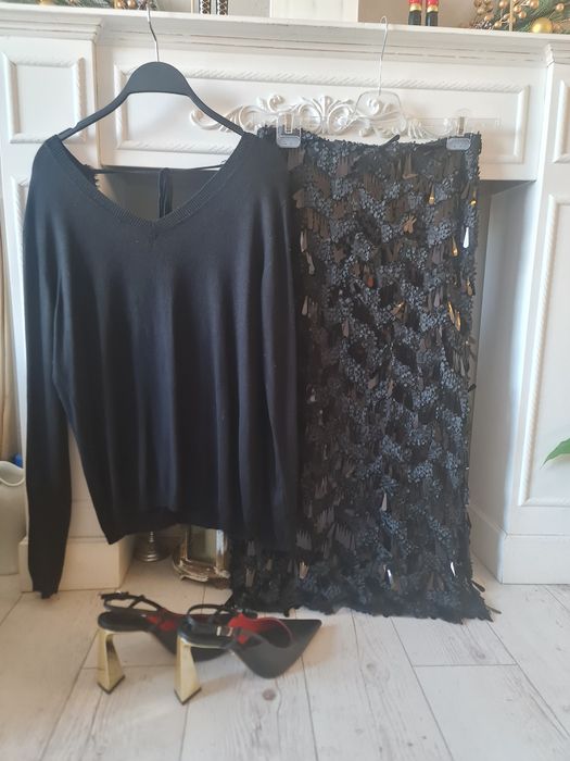 Zara, нова пола, пуловер