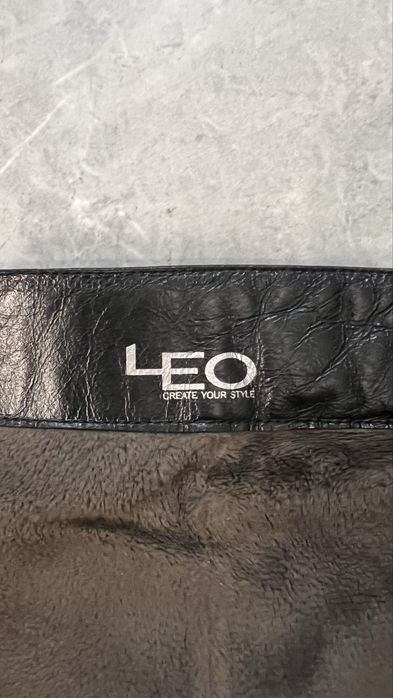 Зимние кожанные сапоги