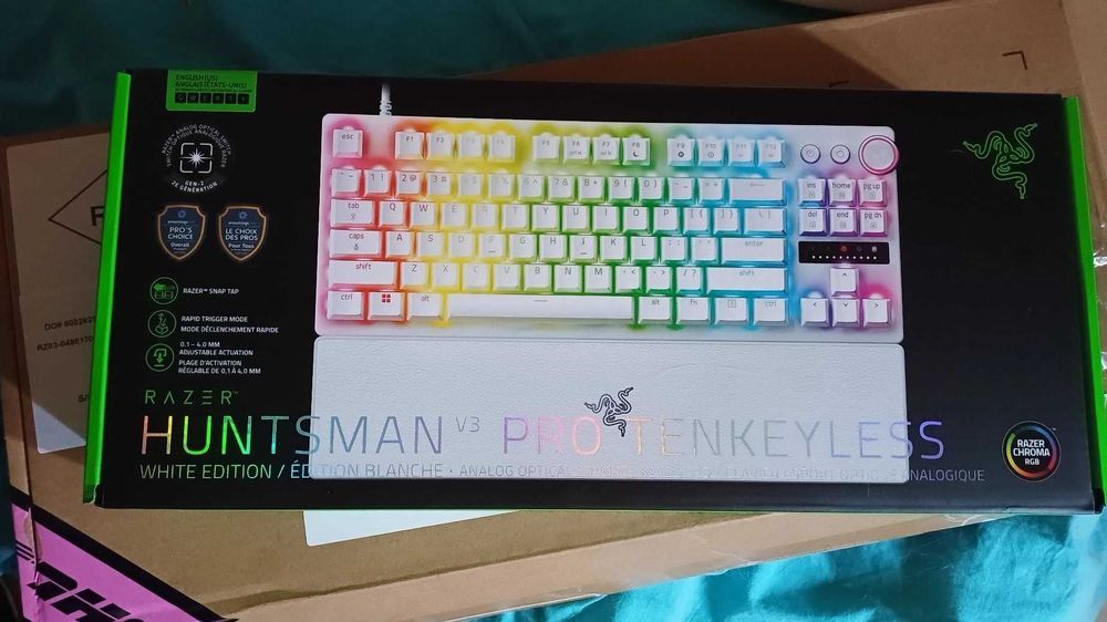 Клавиатура  Razer Huntsman V3 Pro TKL, Analog Optical Чисто НОВА!!