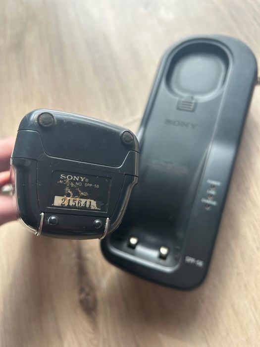 Sony SPP-58 ретро безжичен телефон от серия в края на 90-те