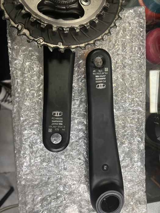 Курбели Shimano xt m-8000 38-28 t