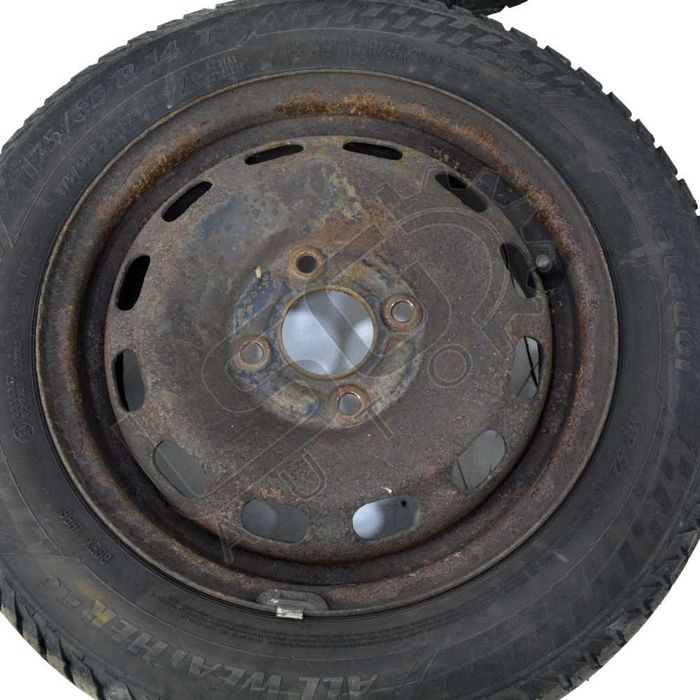 Стоманени джанти 4x108 с гуми R14 Mazda 2 I (DY)(2003-2007) ID:92014