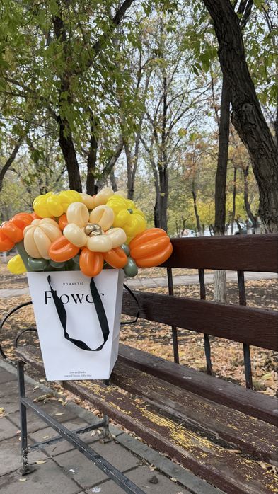 Цветы из шаров. Воздушные букеты