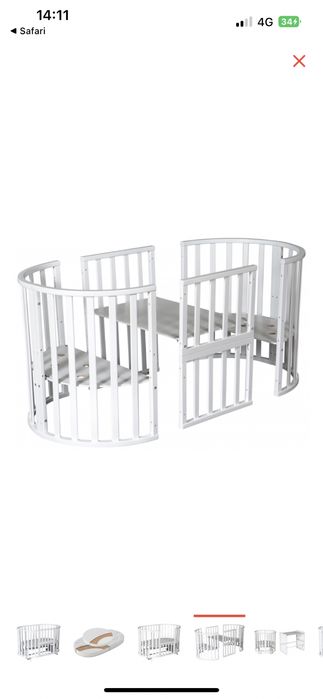 Продам детскую кроватку трансформер