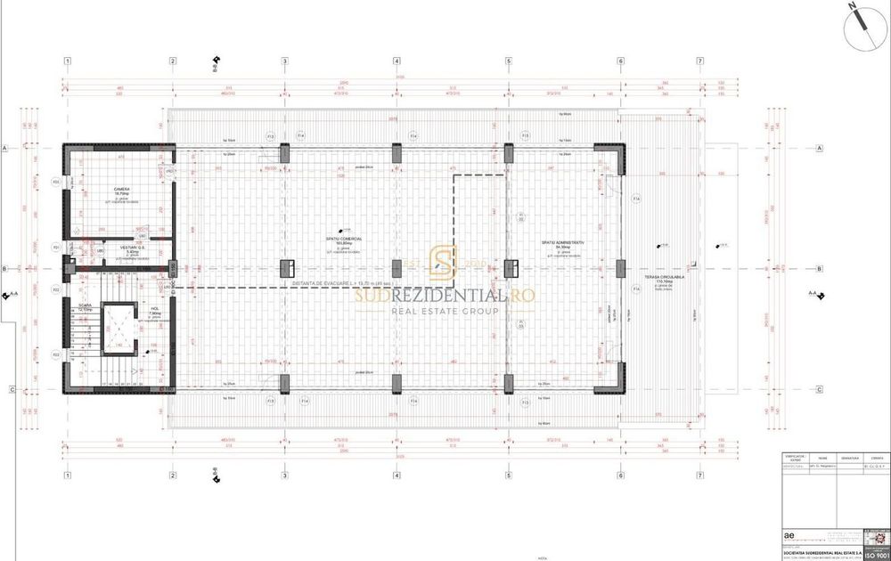 Cladire multifunctionala, Calea Bucuresti, P+3E, trafic intens