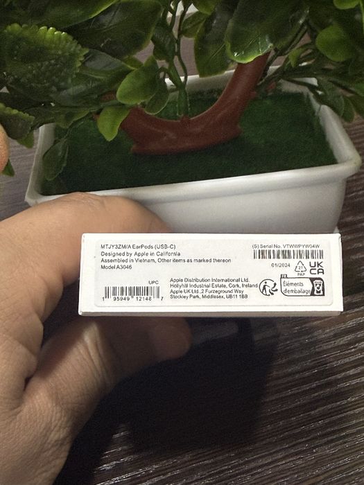 Новые! Apple EarPods USB-C (MTJY3ZM/A), не вскрытые