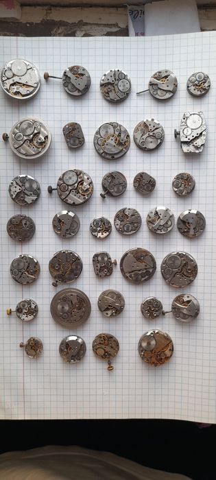 Соат механизмами запчастлари.