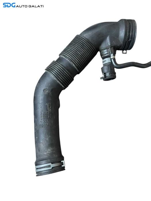 Furtun Conducta Tub Tubulatura Racord Admisie Aer Volkswagen Golf Plus 1.6 FSI BSF CCSA 2004 - 2014 Cod 1K0129684AG 1K0129684AH 1K0129684AE [C4127]