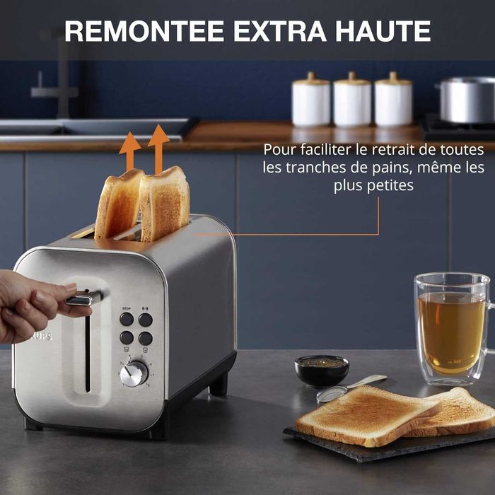 ПРОМО Нов Мощен Тостер Krups Excellence KH682D10, 850W с Гаранция