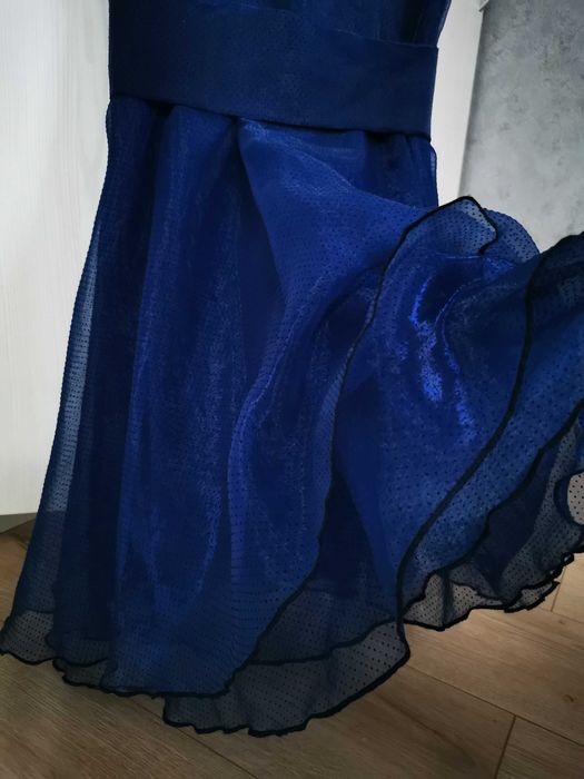 Rochie albastru regal tip baby doll