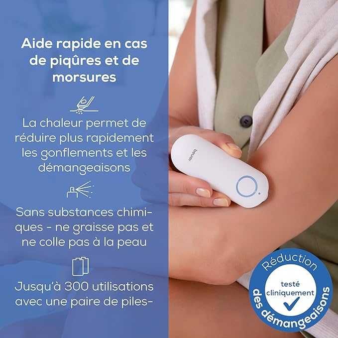 Машинка за ухапвания от насекоми Beurer Insect bite healer BR 60 Бяла