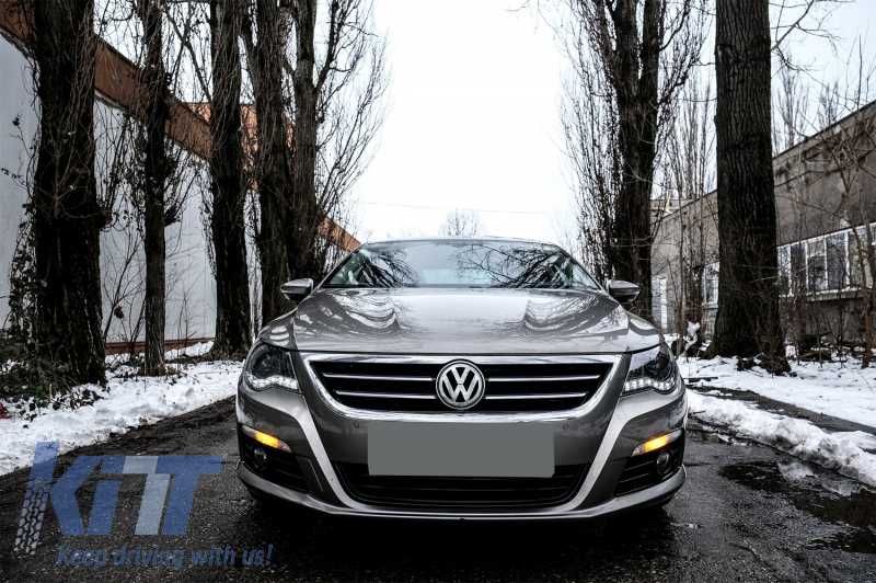 Фарове VW Pasat CC Нови ЛЕД Тъмни Пасат ЦЦ LED Опушени Passat тунинг