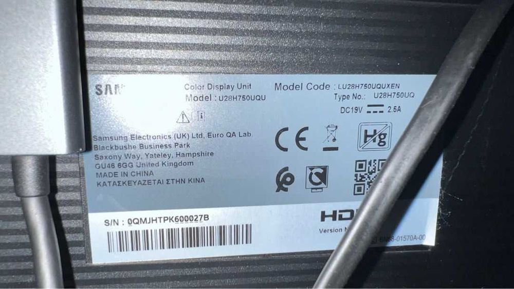 Vand monitor Samsung 4K, Gaming, 71 cm diagonala - doar IASI predare
