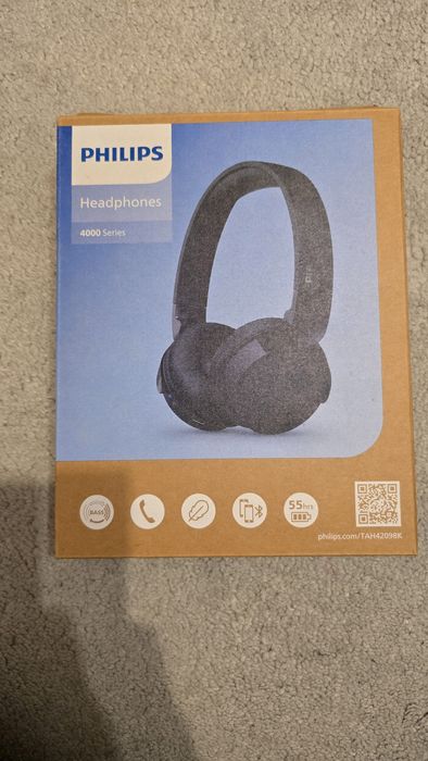 Casti On-Ear Philips TAH4209BK/00, Wireless, Bluetooth, Microfon, Auto