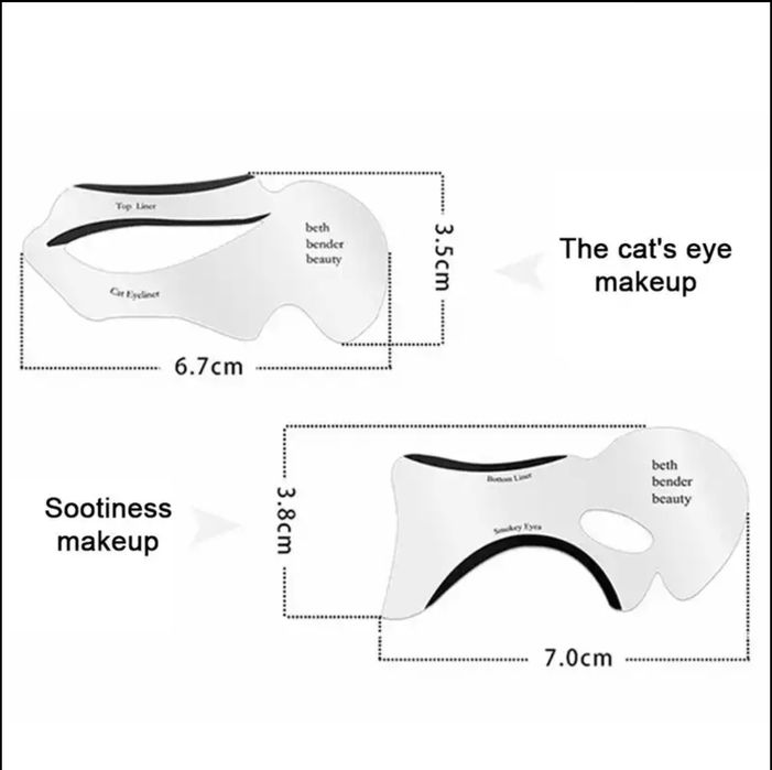 Трафареты для подводки глаз