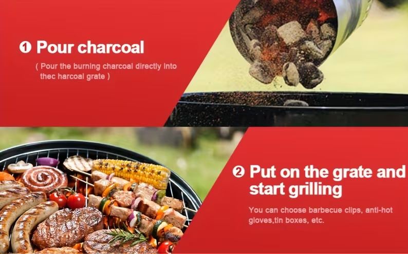 Мобилна Скара на Въглища с Колела – Лесно, Бързо, Вкусно!