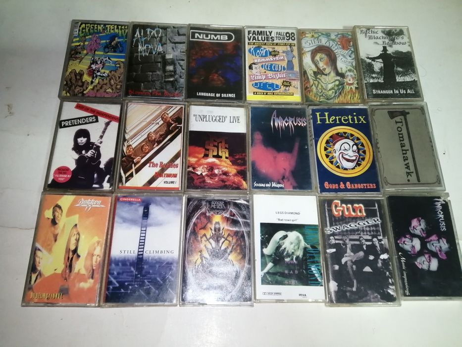 Касети с Рок и метъл изпълнители