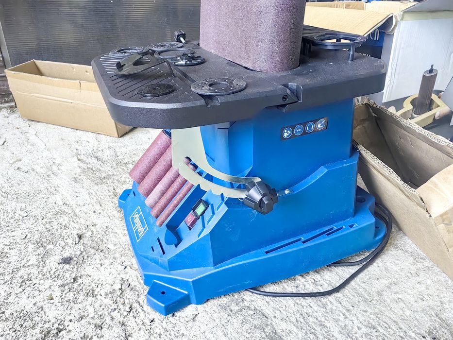 Лентов и Барабанен шлайф OSM600 / Scheppach / 450 W