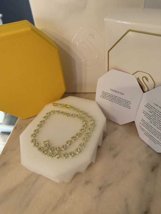 Colier/Lantisor Swarovski Angelic Gold