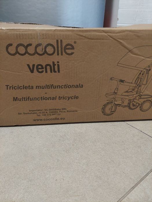 Tricicleta multifuncțională Coccole Venti
