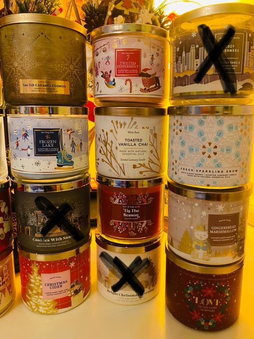 Bath & body works lumanari parfumate Craciun, 411 gr