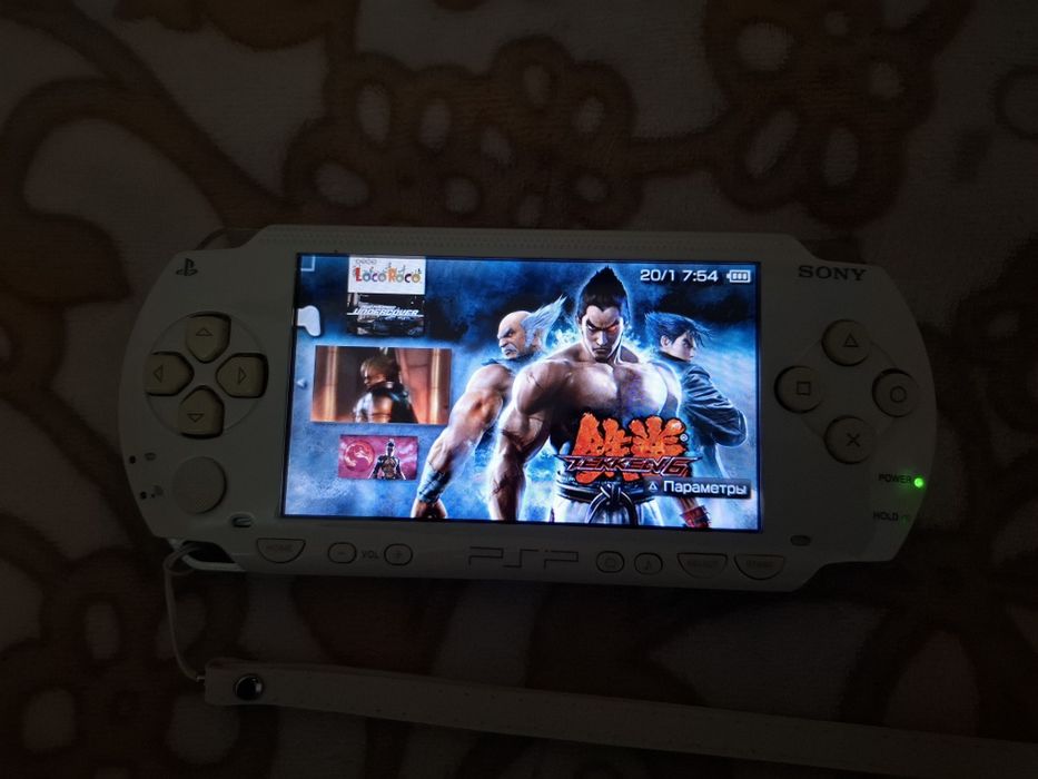 Sony PSP White прошитая записаны игры
