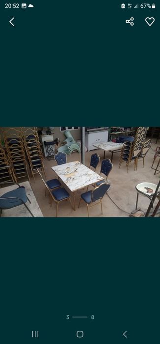 Temir stol stullar optim narxda