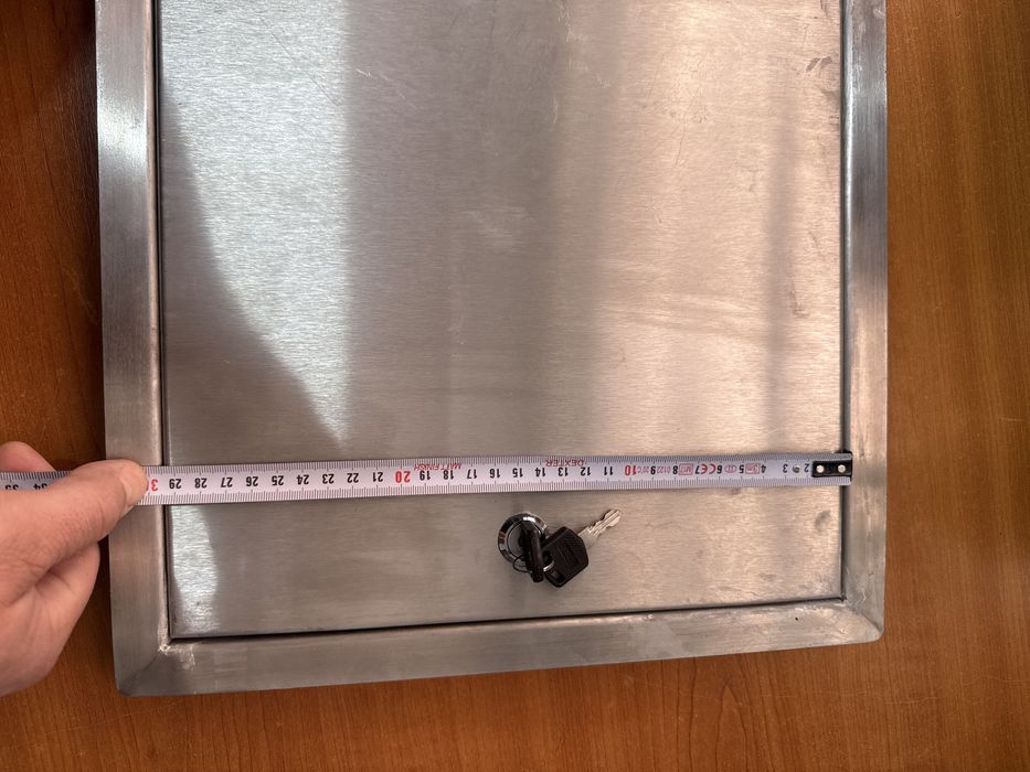 Usa / capac   vizitare inox  34 cm x 34 cm