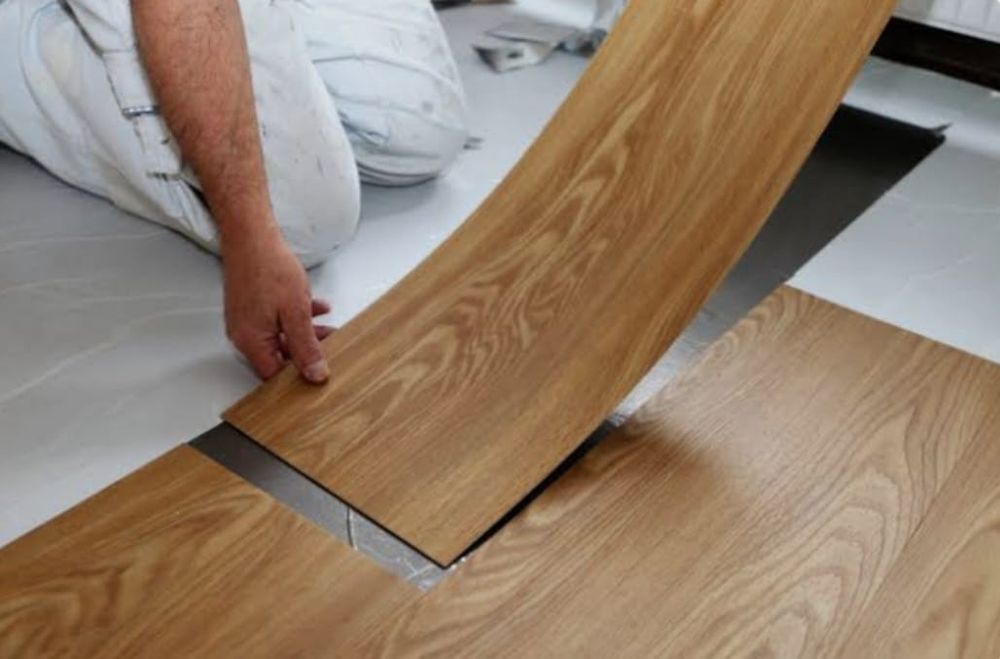 Укладка линолеума