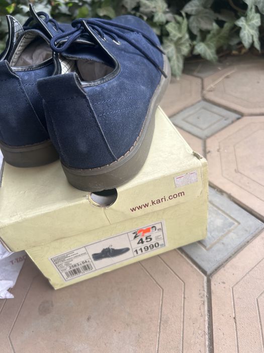 Туфли замшевые новые 45 размер