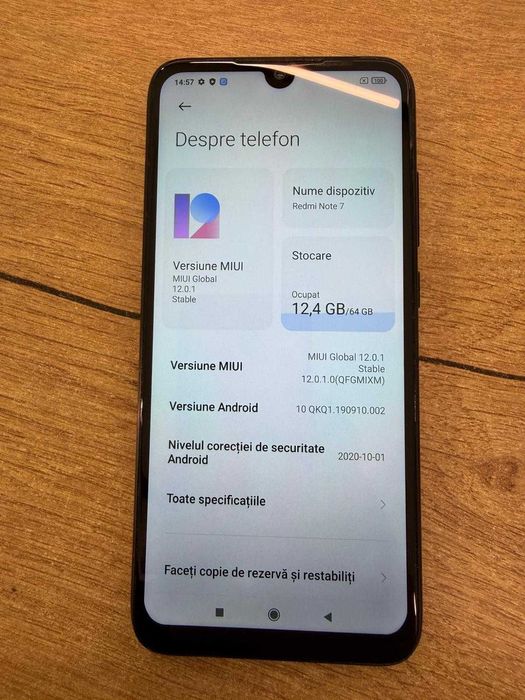 Redmi Note 7 64GB 4GB RAM Dual SIM Negru | Garantie | Buy-Back