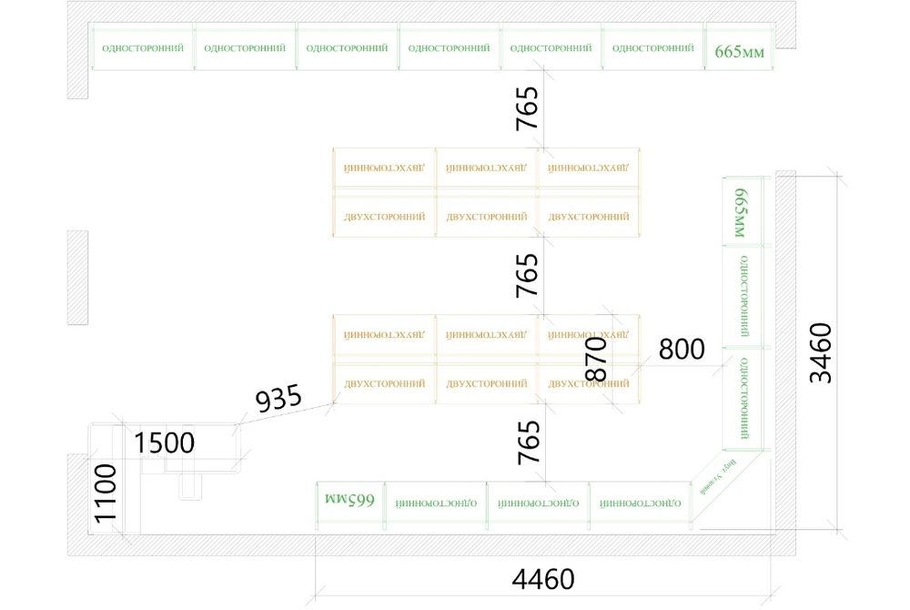 Магазинлар учун чизмалар