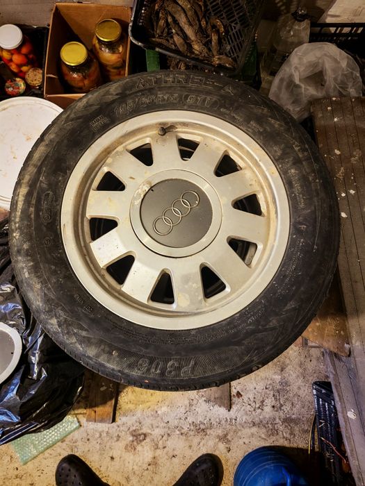 Anvelope M+S 245/45/18 2 bucăți Stare Buna 4 JANTE AUDI R16