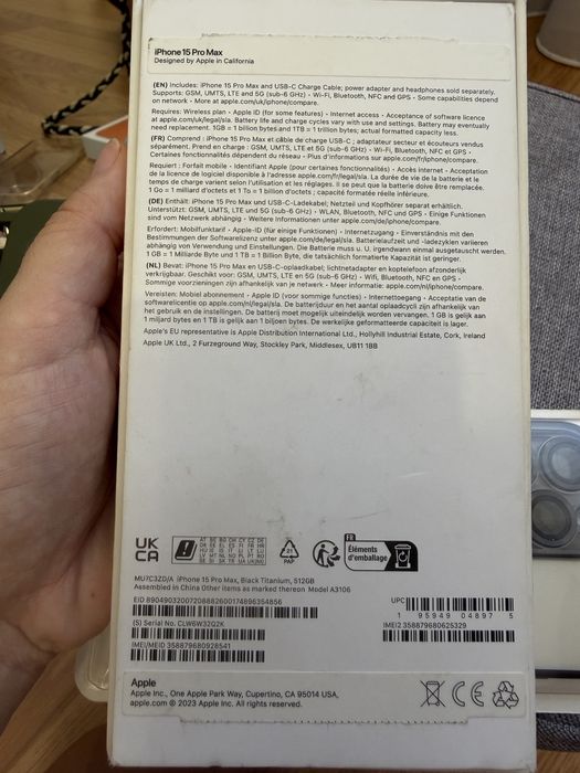 Iphone 15 pro max / 512